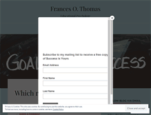 Tablet Screenshot of francesothomas.com